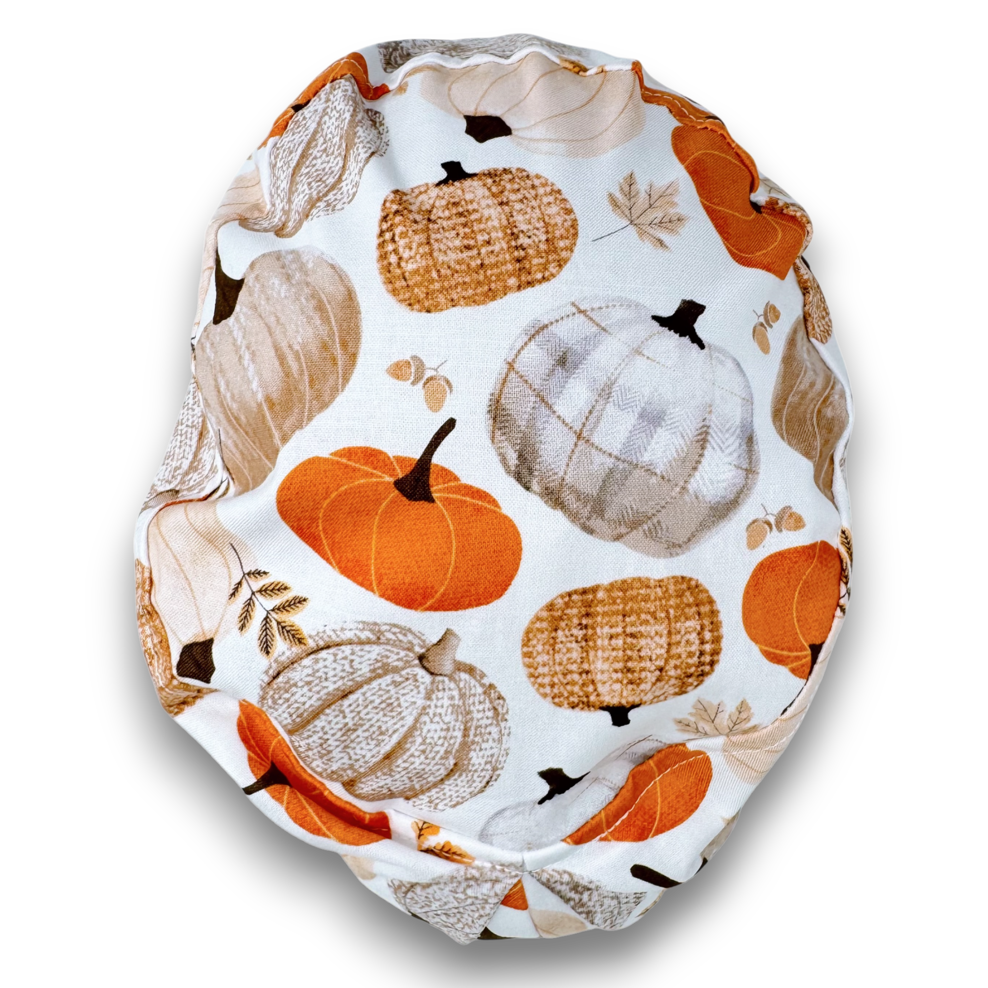 Pumpkin Euro Scrub Cap for Women with Satin Lined Option by Paradise Caps.