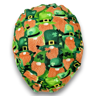 St. Patrick’s Day Euro Scrub Cap for Women with Satin Lined Option by Paradise Caps.