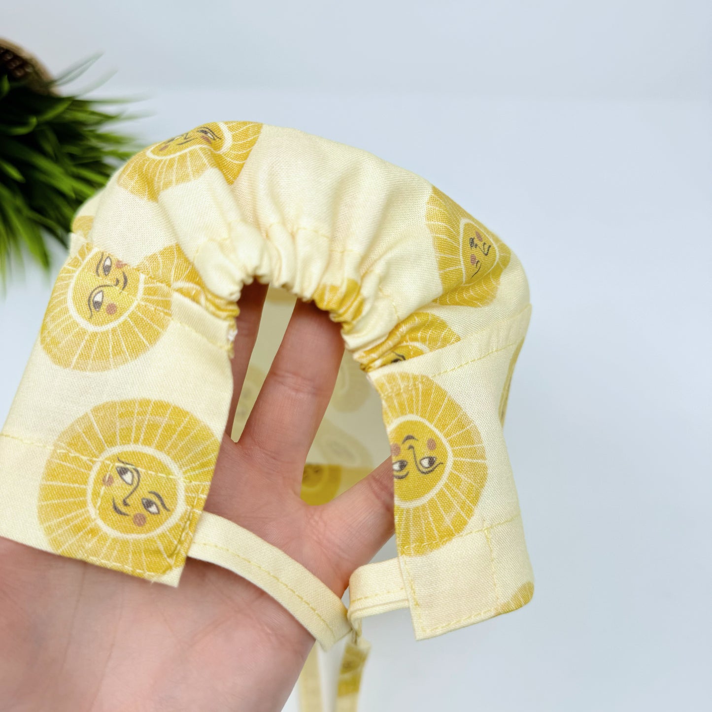 Lemon Sunshine regular surgical cap. Scrub caps for women and men.