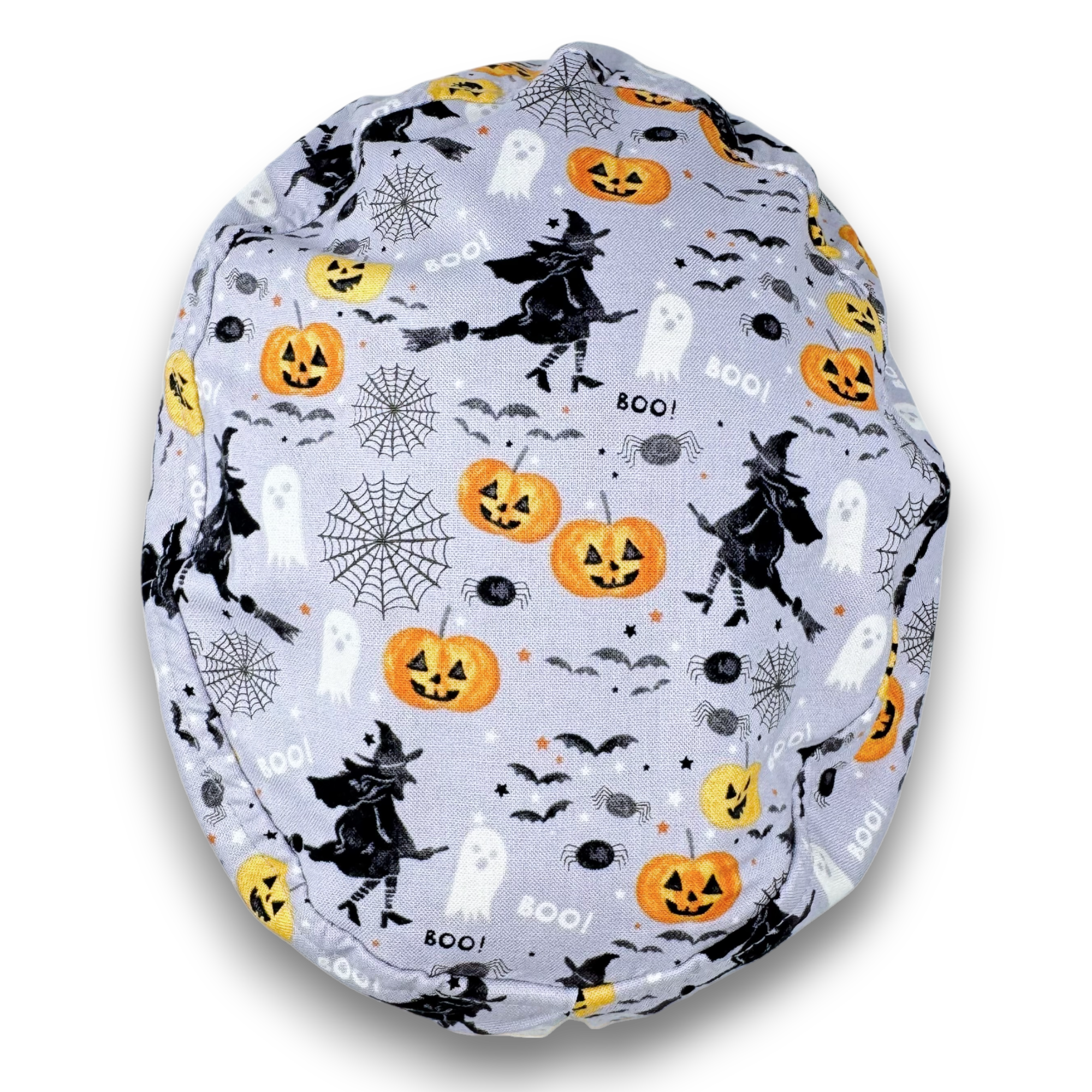 Halloween Euro Scrub Cap for Women with Satin Lined Option by Paradise Caps.