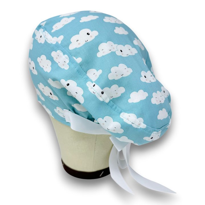 Cloud Euro scrub cap with ties for Women by Paradise Caps. Euro PLUS ...