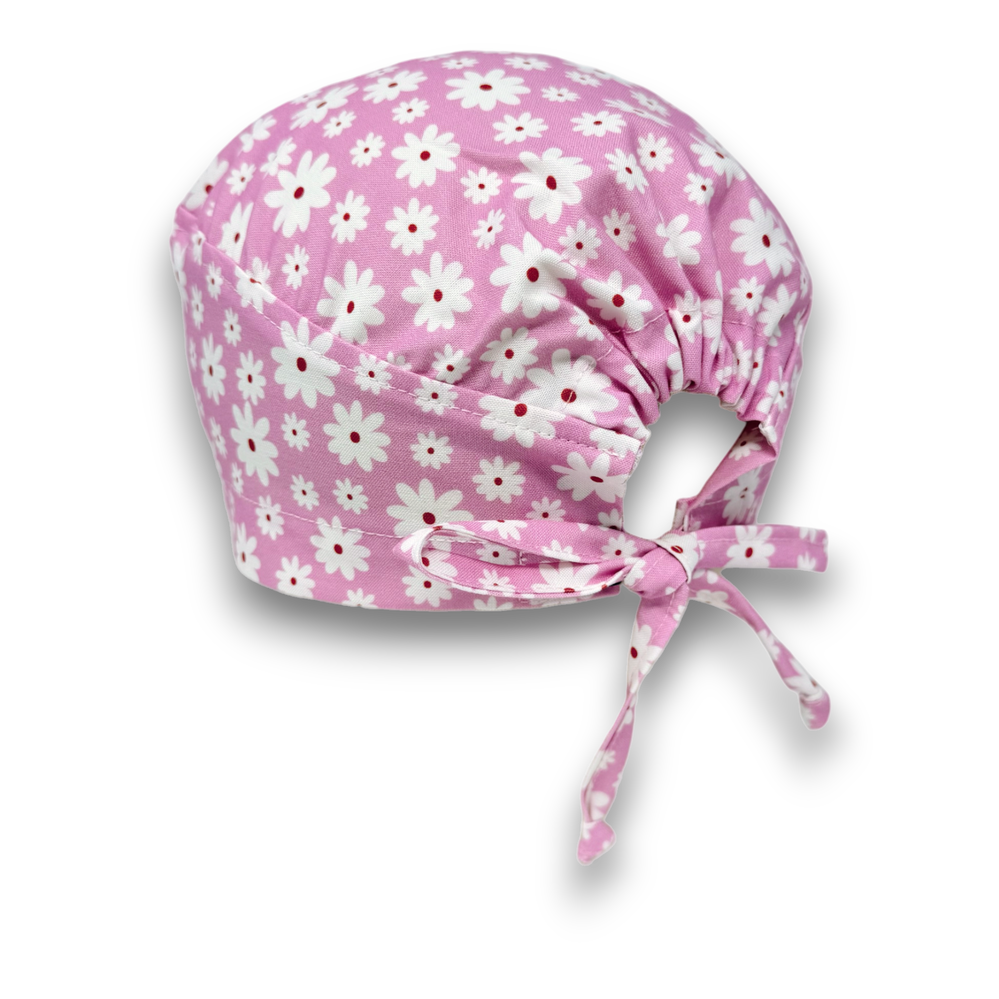 Daisy Skull tie-back style surgical scrub cap for men by Paradise Caps.