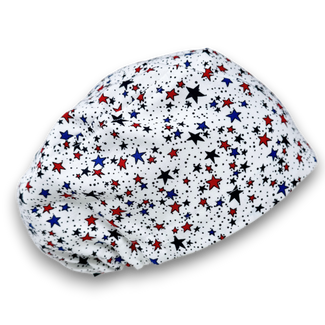 Star Euro Scrub Cap for Women with Satin Lined Option by Paradise Caps.