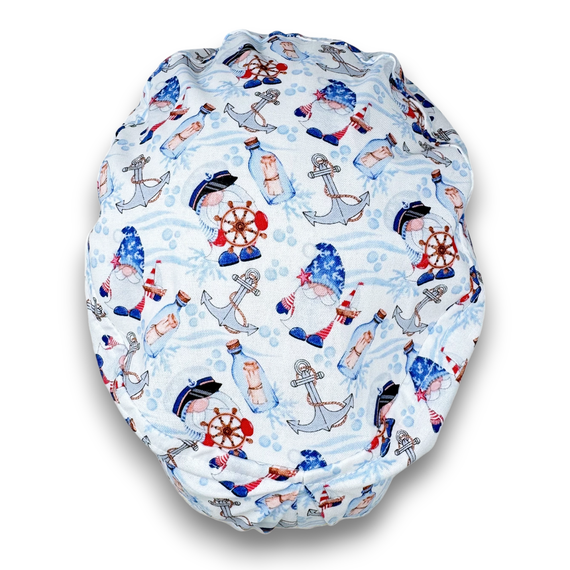 Gnome Euro Scrub Cap for Women with Satin Lined Option by Paradise Caps.