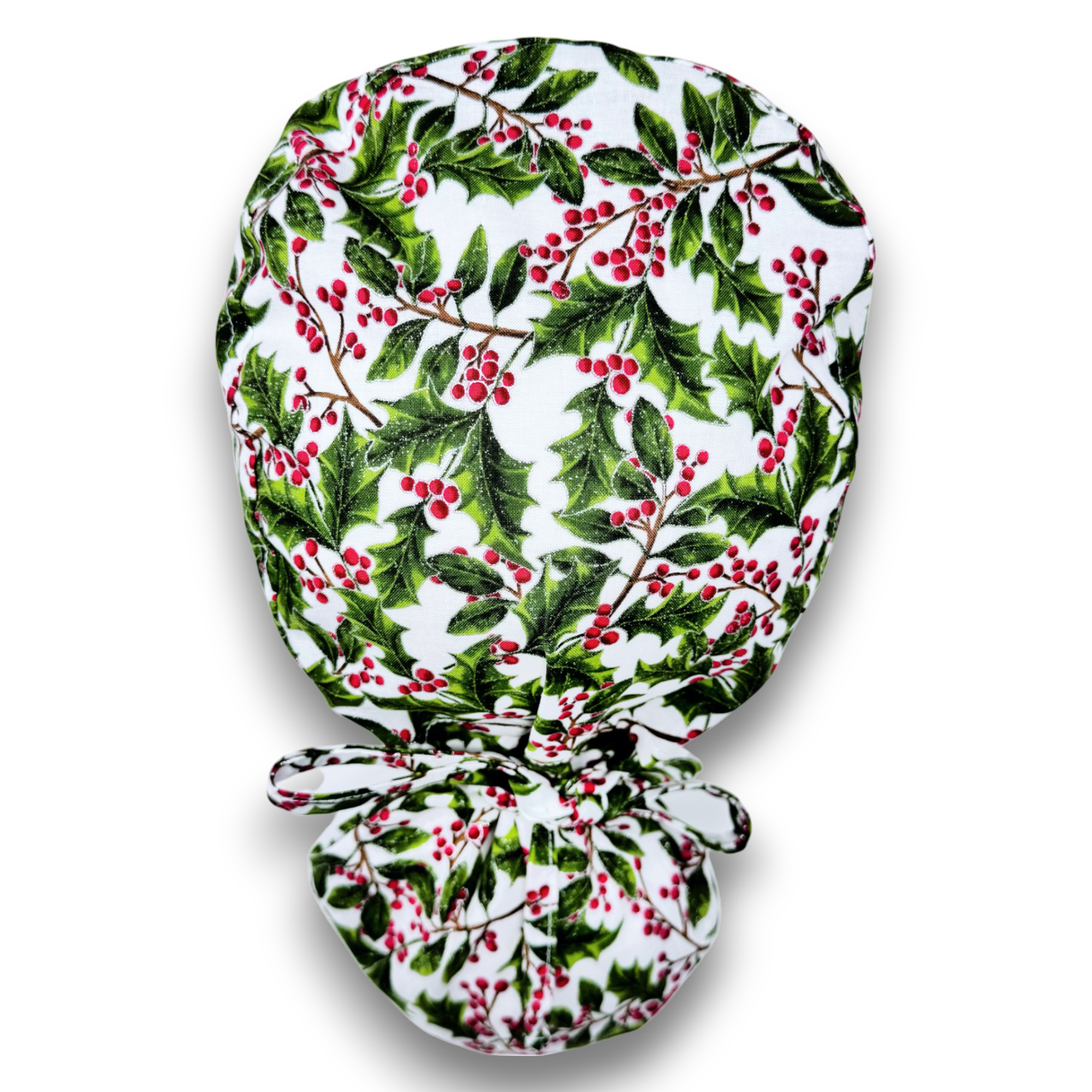 Camping Ponytail scrub cap for women with satin lined option by Paradise Caps.