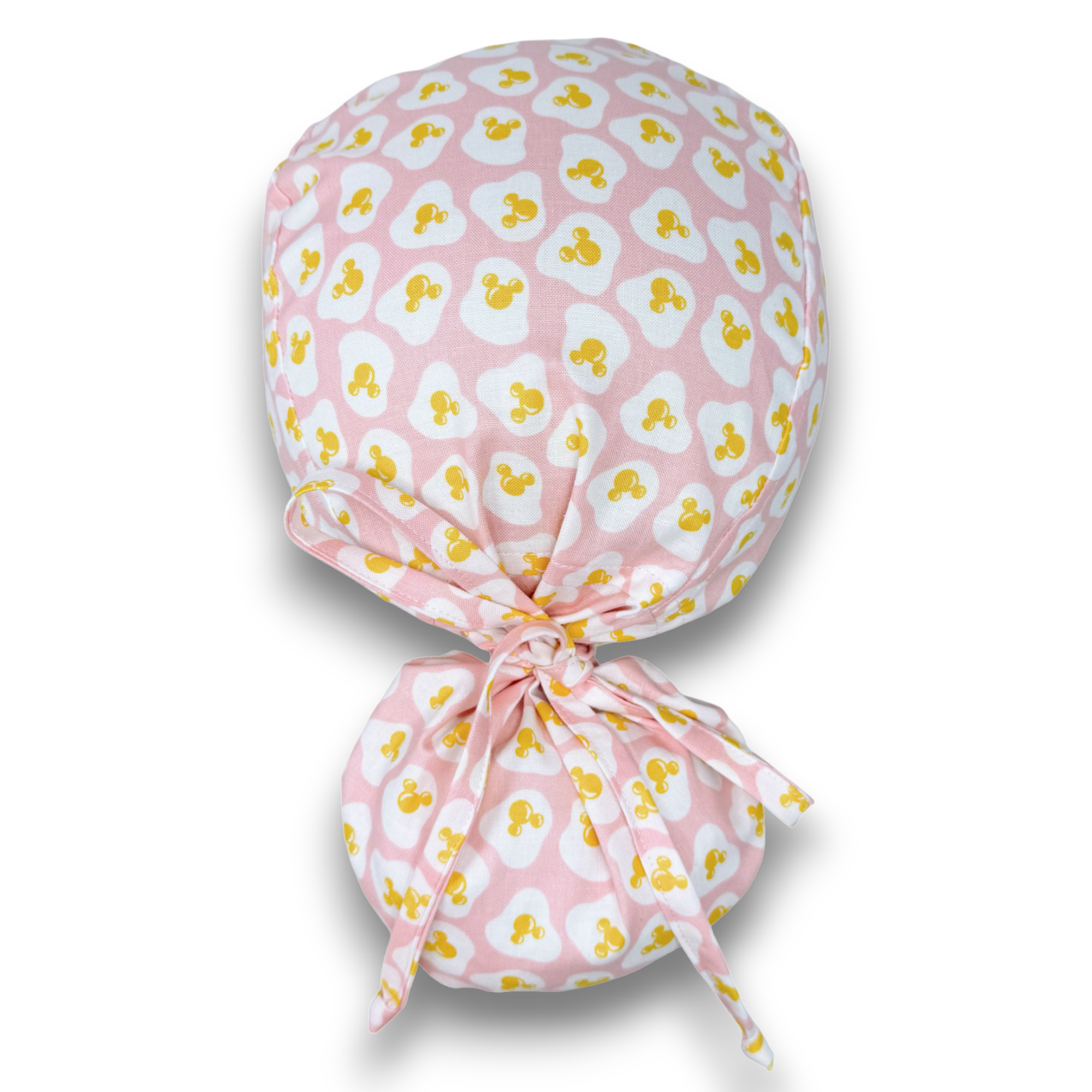 Funny Ponytail scrub cap for women with satin lined option by Paradise Caps.