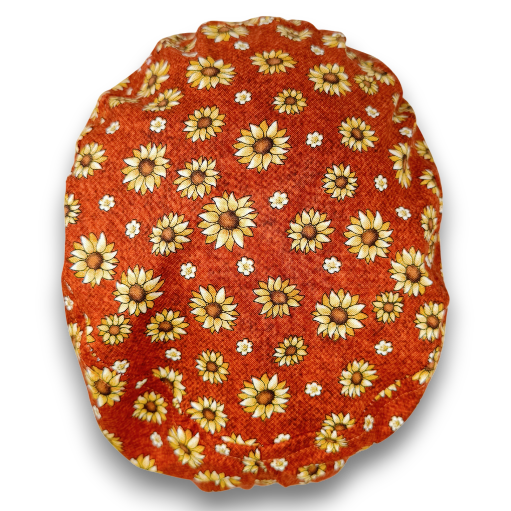 Autumn Flowers Euro Scrub Cap for Women with Satin Lined Option by Paradise Caps.