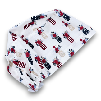 Vase Euro Scrub Cap for Women with Satin Lined Option by Paradise Caps.