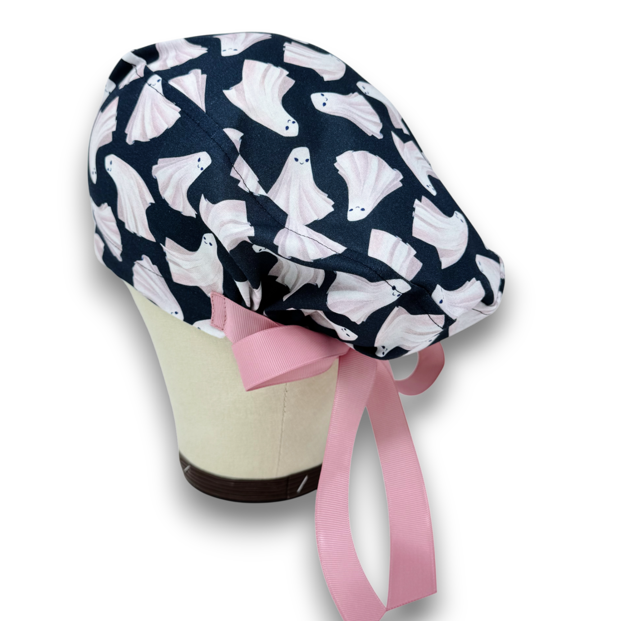 Haunted garden Euro scrub cap with ties for Women by Paradise Caps. Euro PLUS style.