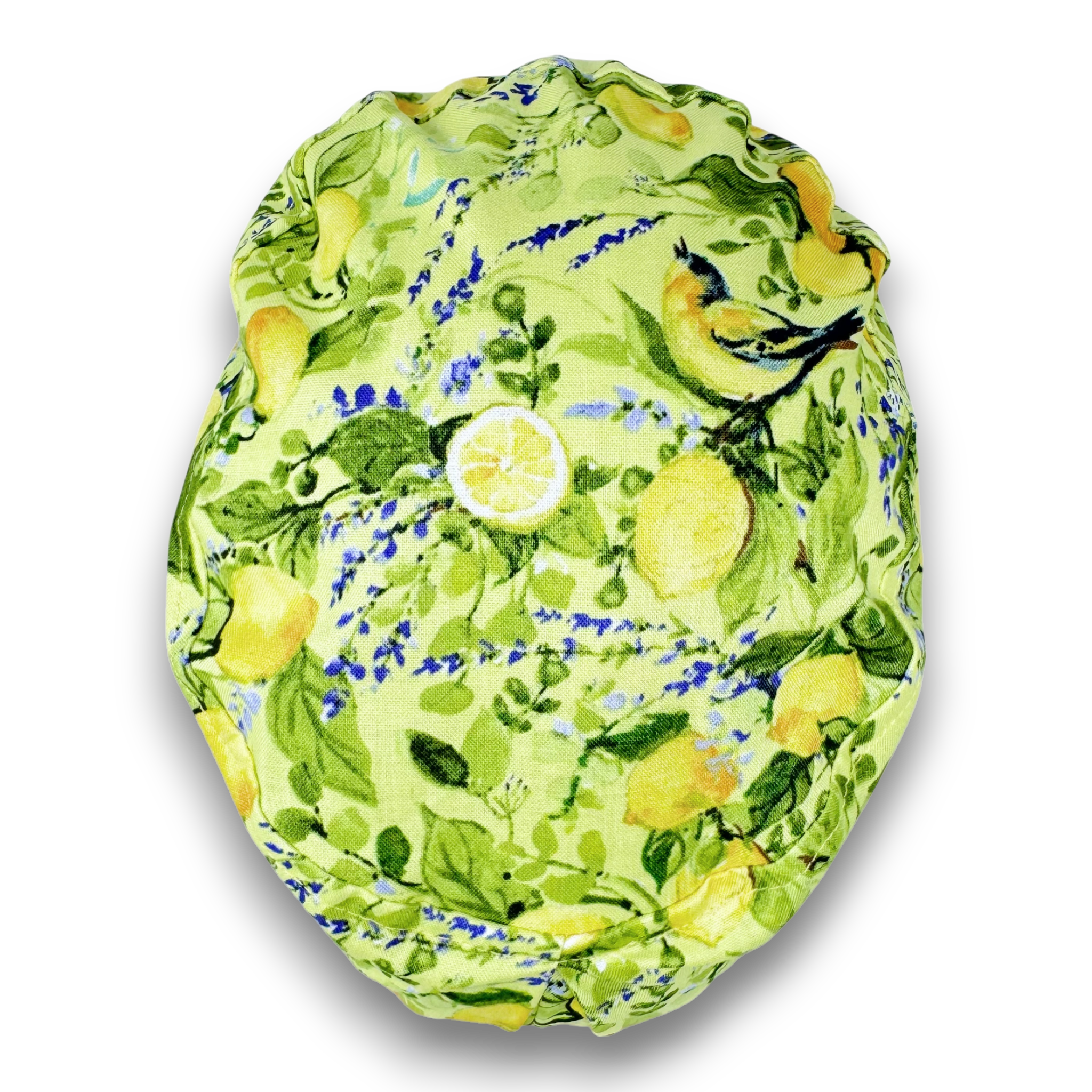 Lemon Euro Scrub Cap for Women with Satin Lined Option by Paradise Caps.