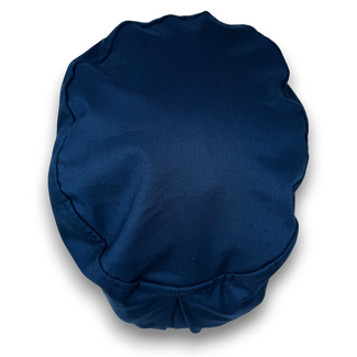 Navy blue Scrub cap for women euro style. Solid European satin lined surgical cap by Paradise Caps.