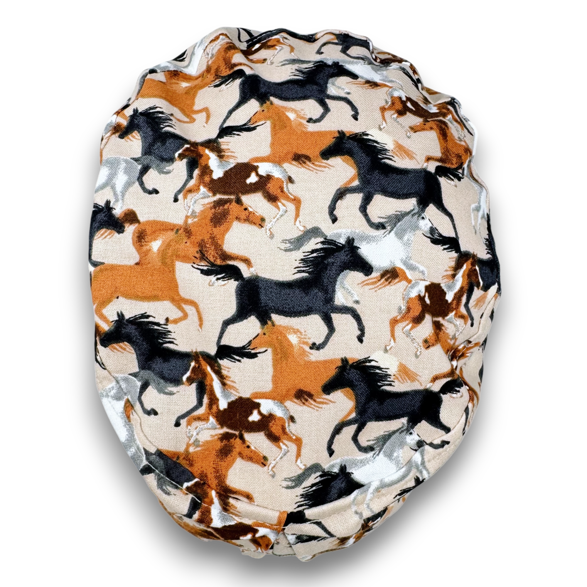 Horse Euro Scrub Cap for Women with Satin Lined Option by Paradise Caps.