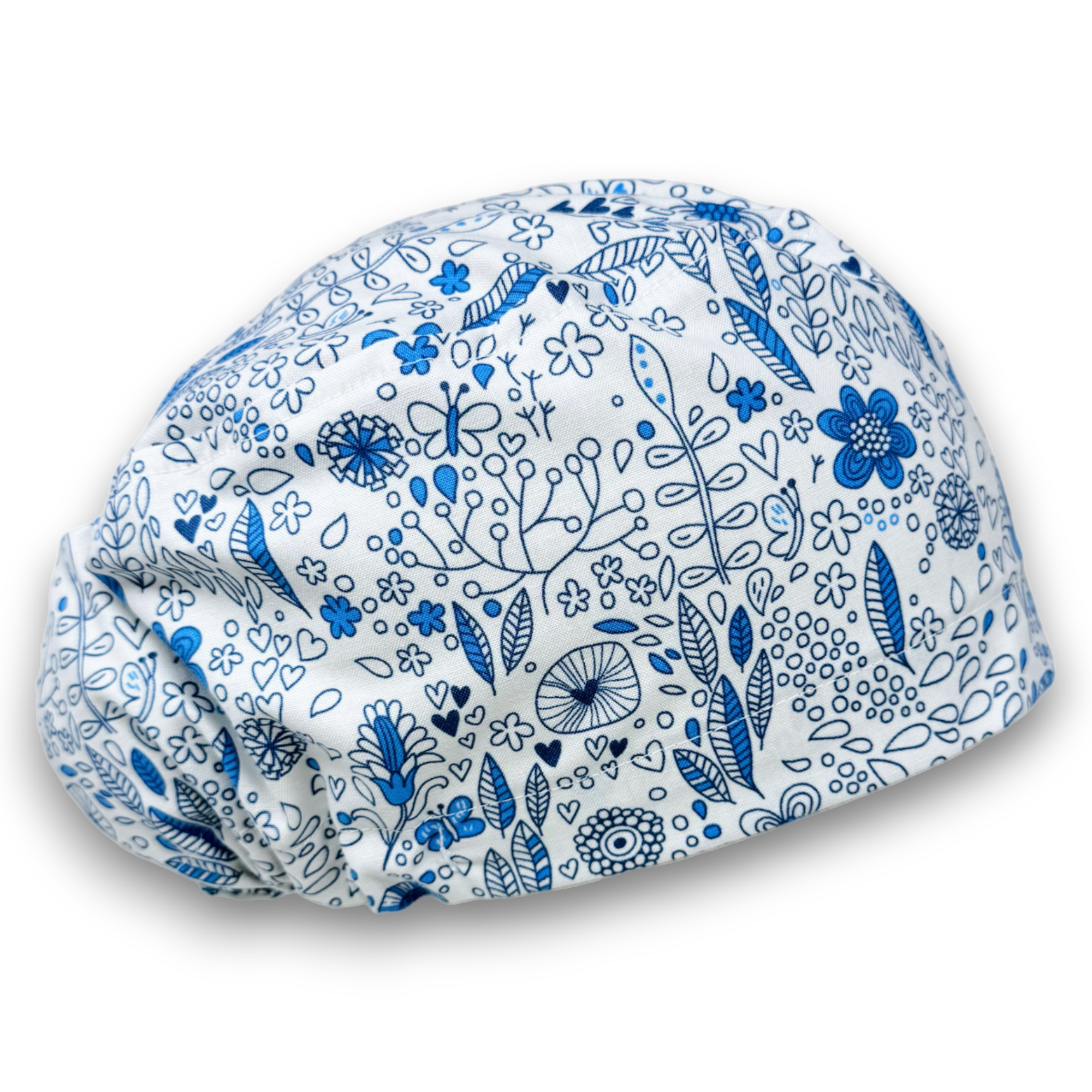 Euro Scrub Cap for Women with Satin Lined Option by Paradise Caps.