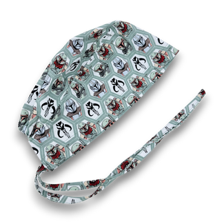 Mens Surgical scrub cap. Tie back scrub hat by Paradise Caps.