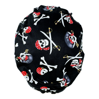 Pirate Euro Scrub Cap for Women with Satin Lined Option by Paradise Caps.
