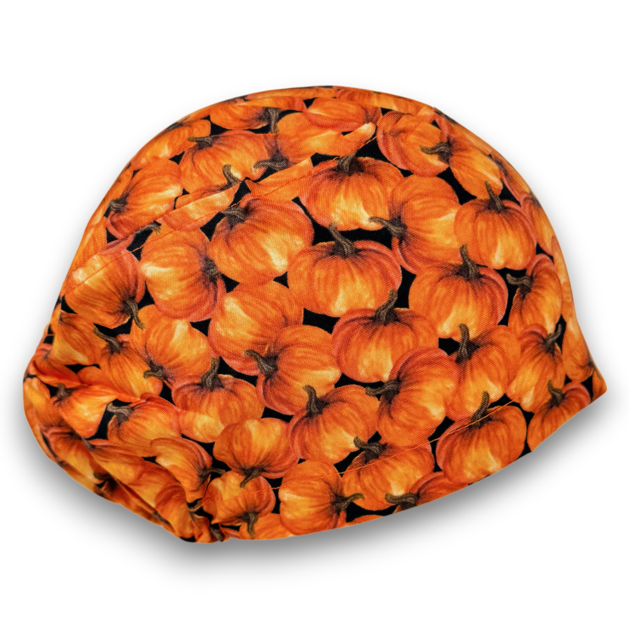 Pumpkin Euro Scrub Cap for Women with Satin Lined Option by Paradise Caps.