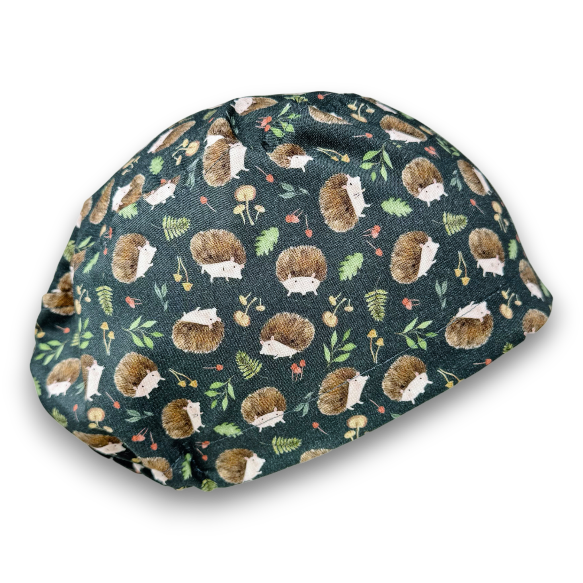 Hedgehog Euro Scrub Cap for Women with Satin Lined Option by Paradise Caps.
