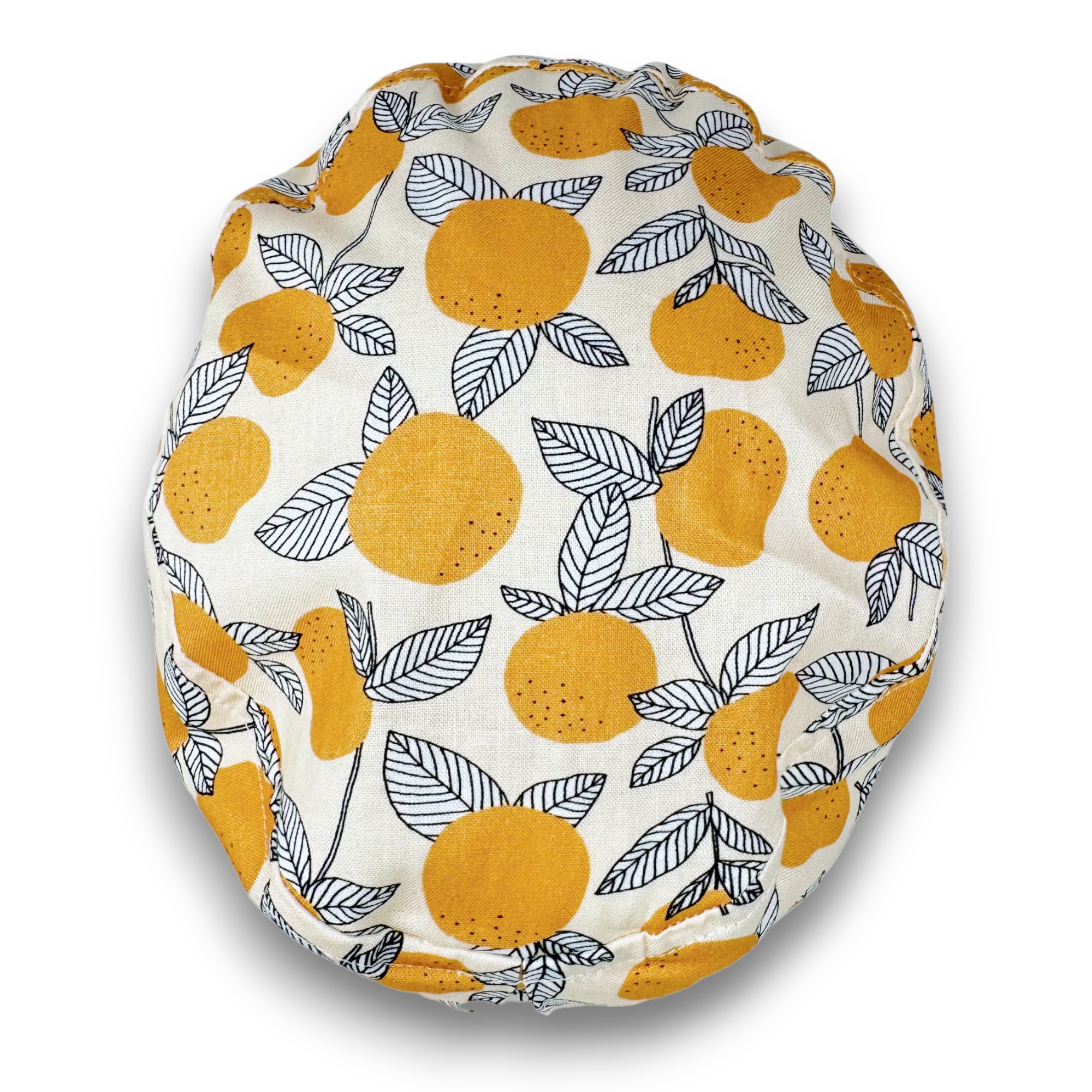 Tangerine Euro Scrub Cap for Women with Satin Lined Option by Paradise Caps.