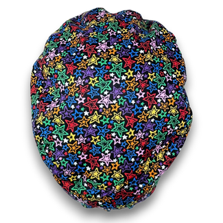 Star Euro Scrub Cap for Women with Satin Lined Option by Paradise Caps.