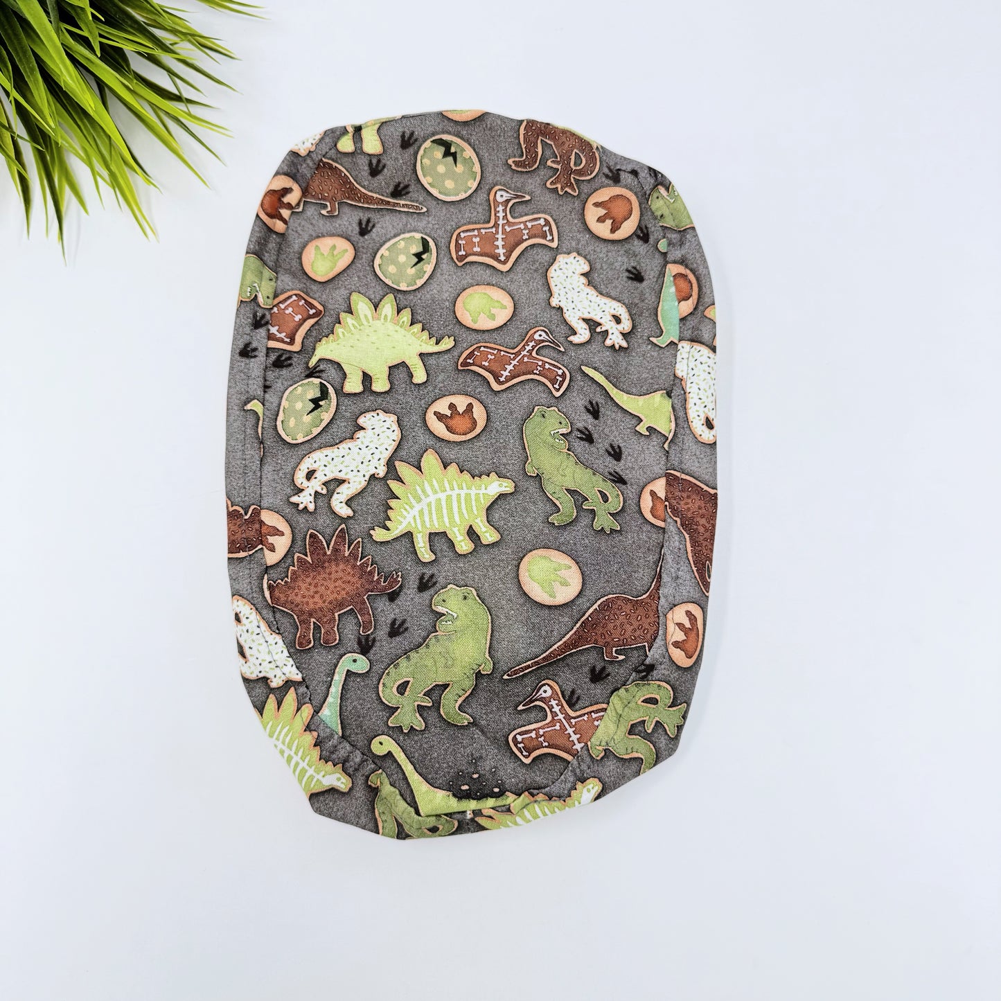 Funny euro scrub cap, dinosaurs, cookies, euro style scrub caps