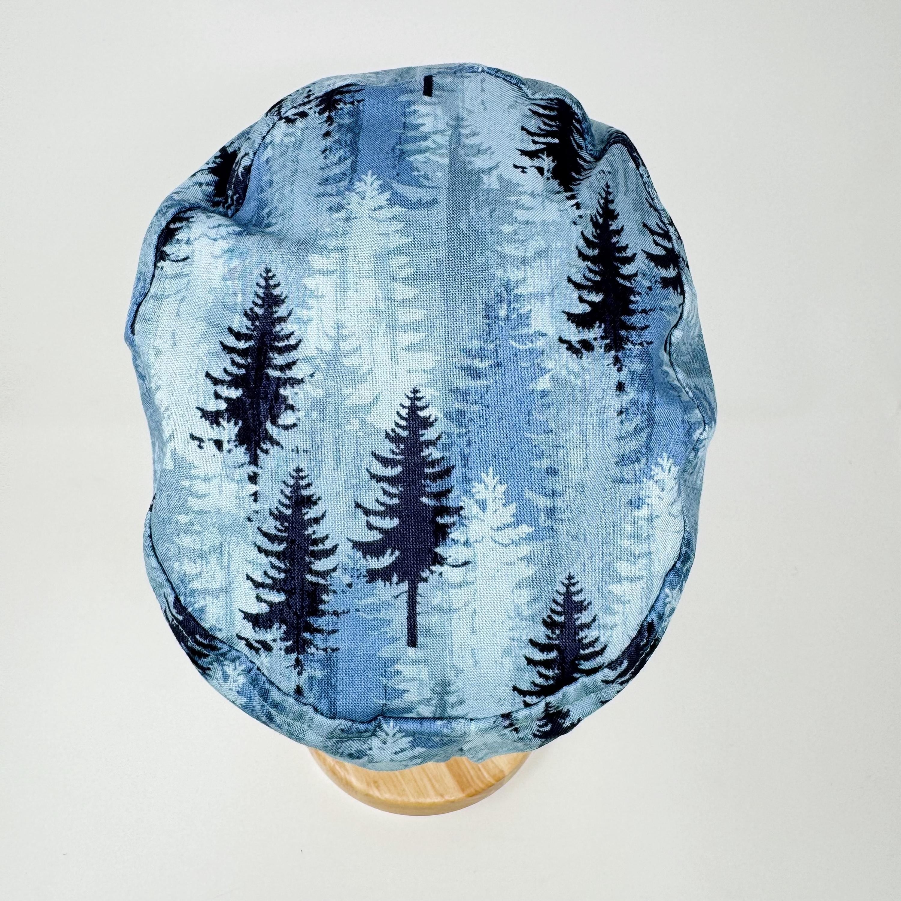 Forest Euro Scrub Cap for Women with Satin Lined Option by Paradise Caps.