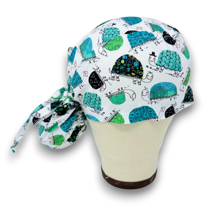 Turtle Ponytail scrub cap for women with satin lined option by Paradise ...