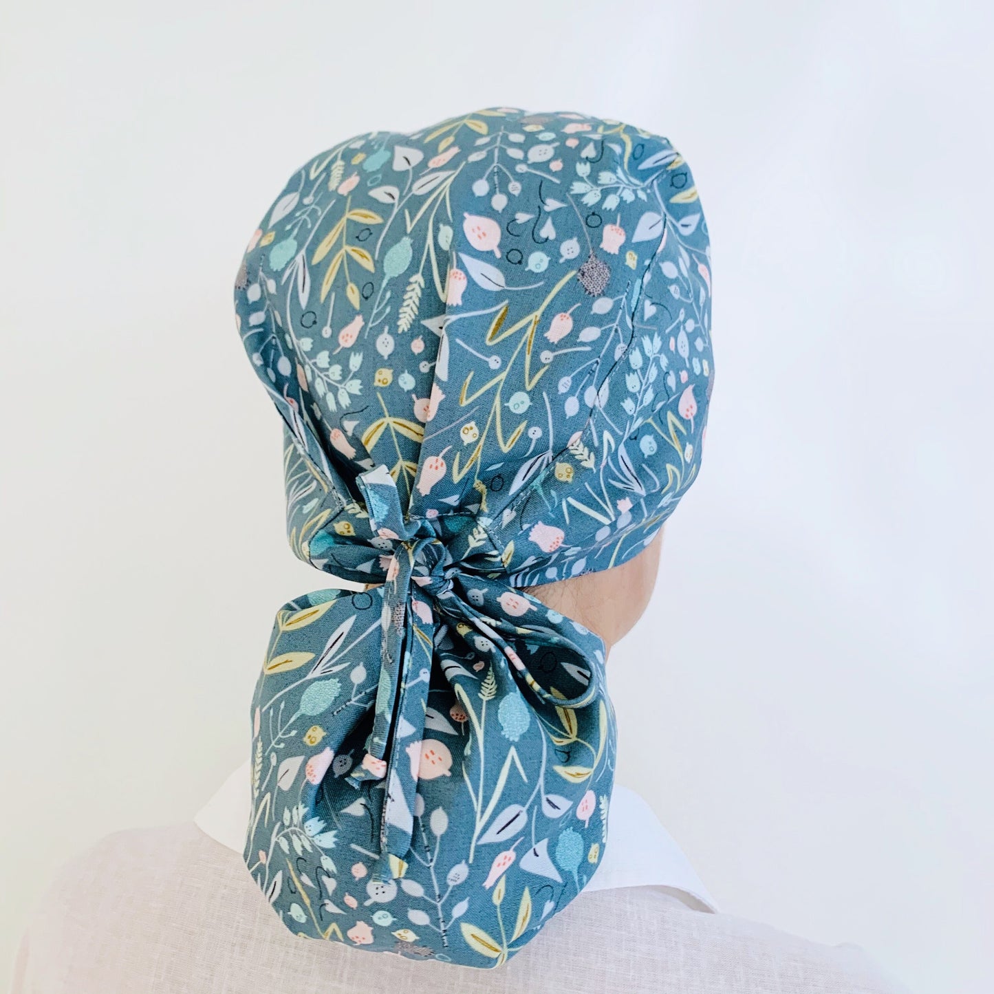 Ponytail scrub cap with satin lined, Surgical cap women. Surgical cap with ponytail, Scrub caps for women, surgery cap