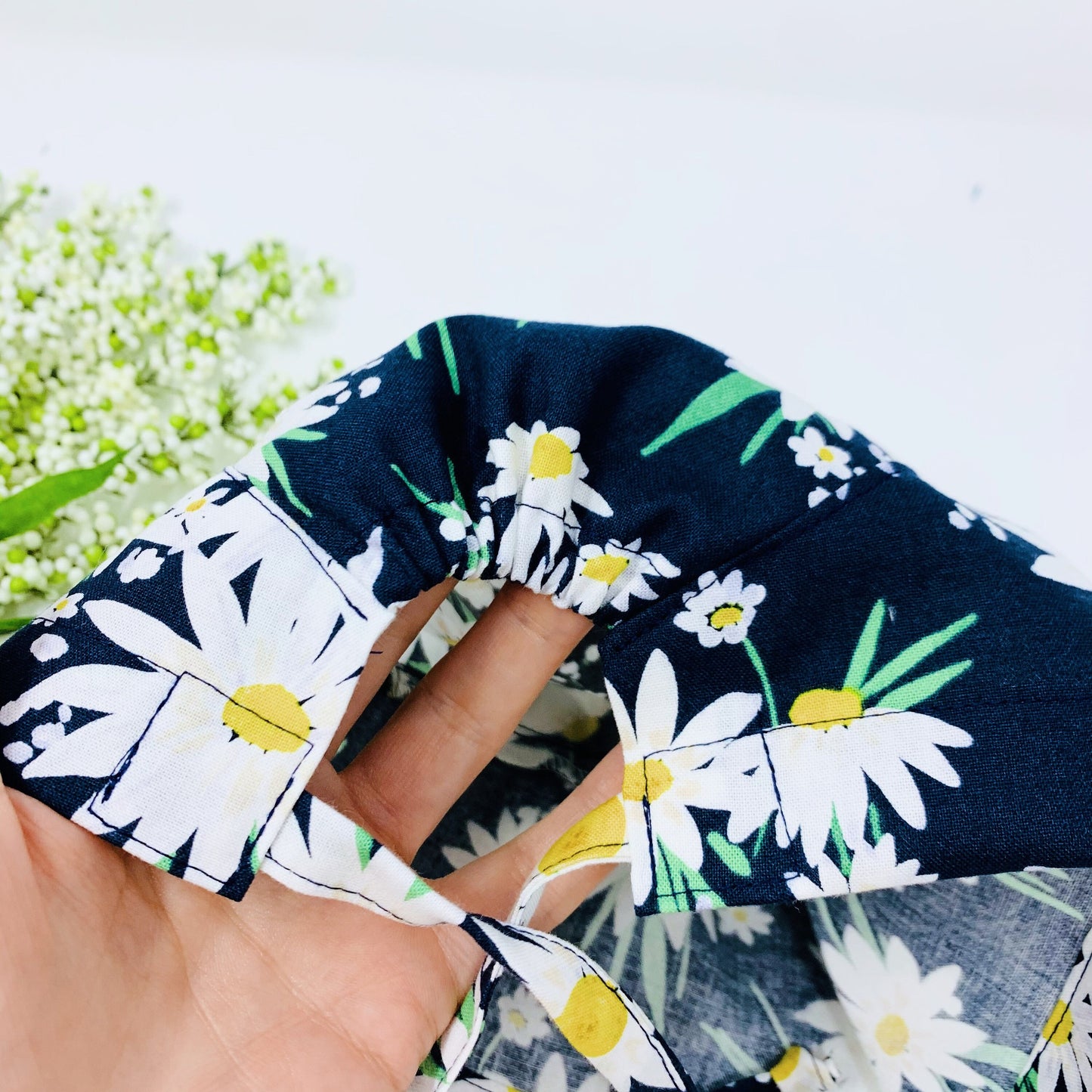 Flowers surgical cap. Medical Scrub Cap, Dental scrub cap.