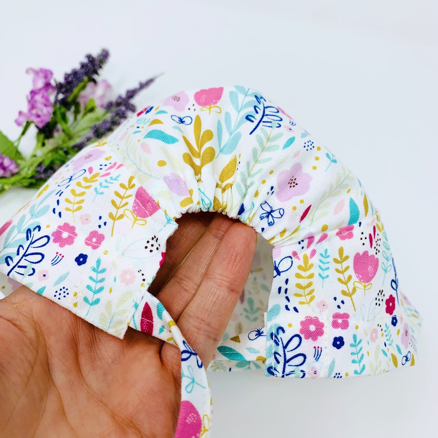 Flowers surgical caps. Summer Medical Scrub Cap, Dental scrub cap.