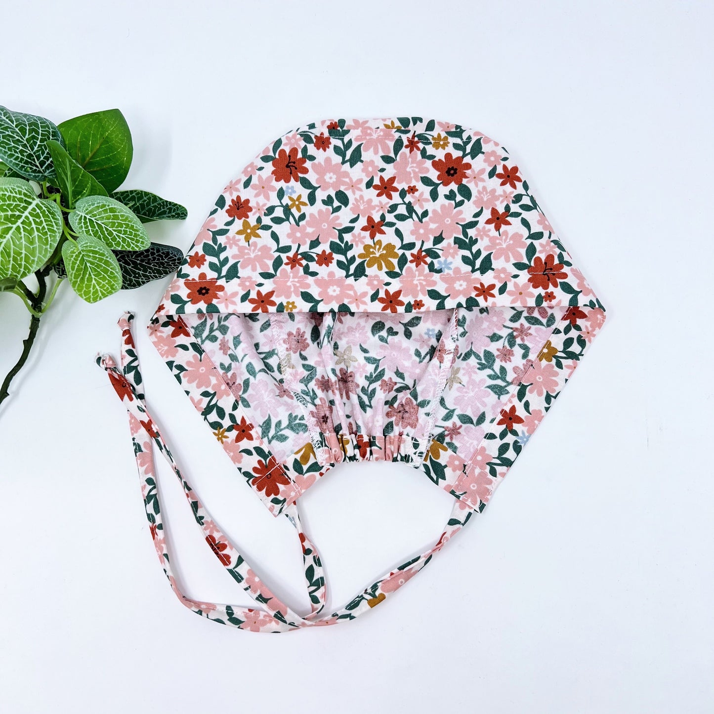 Flowers surgical Cap, Dental scrub cap, Scrub caps for women.