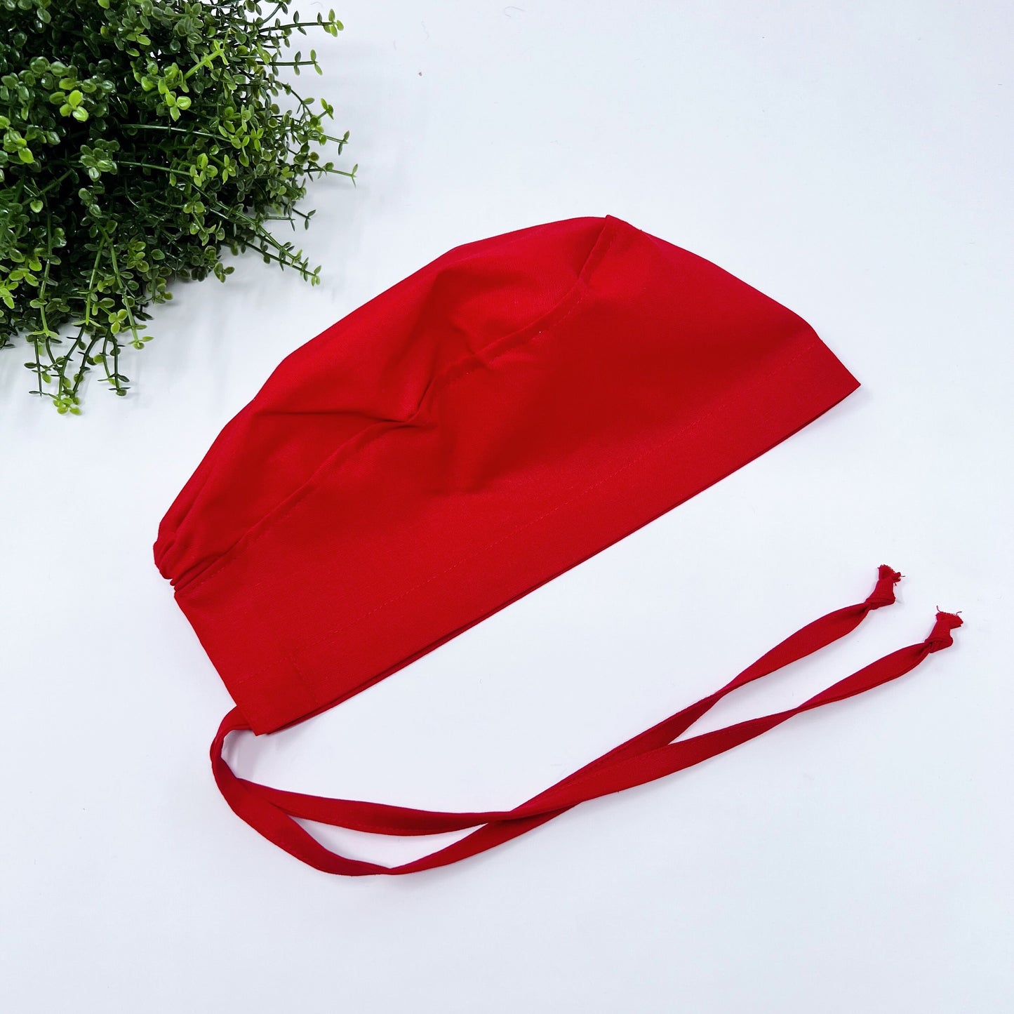 Medical Scrub Cap, Red Surgical cap  Unisex Scrub caps.