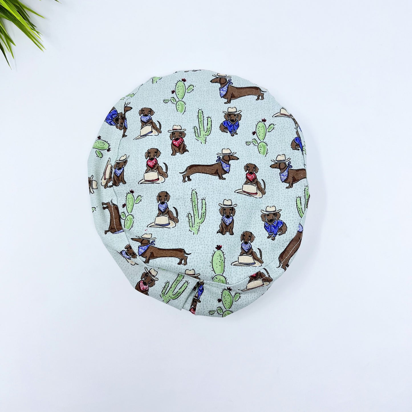 Dachshunds scrub cap, euro scrub cap, funny scrub cap