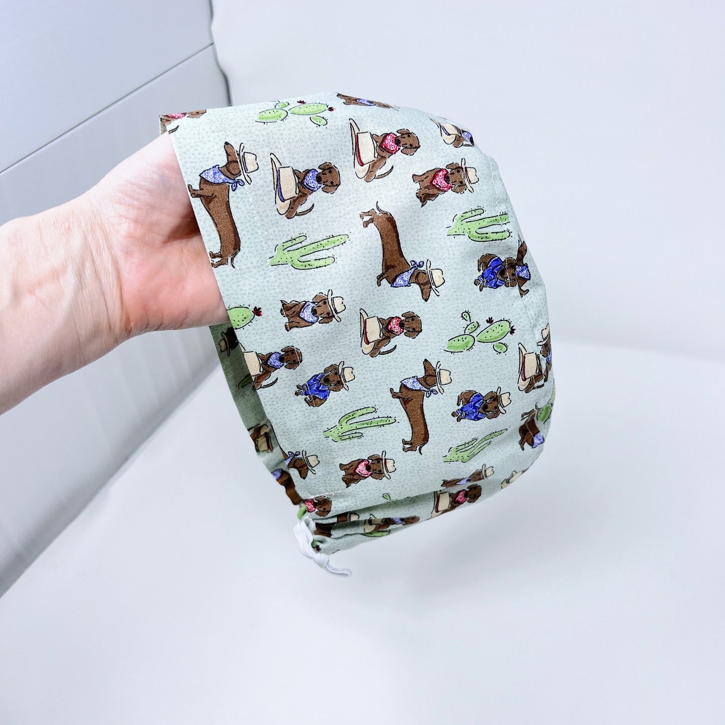 Dachshunds scrub cap, euro scrub cap, funny scrub cap