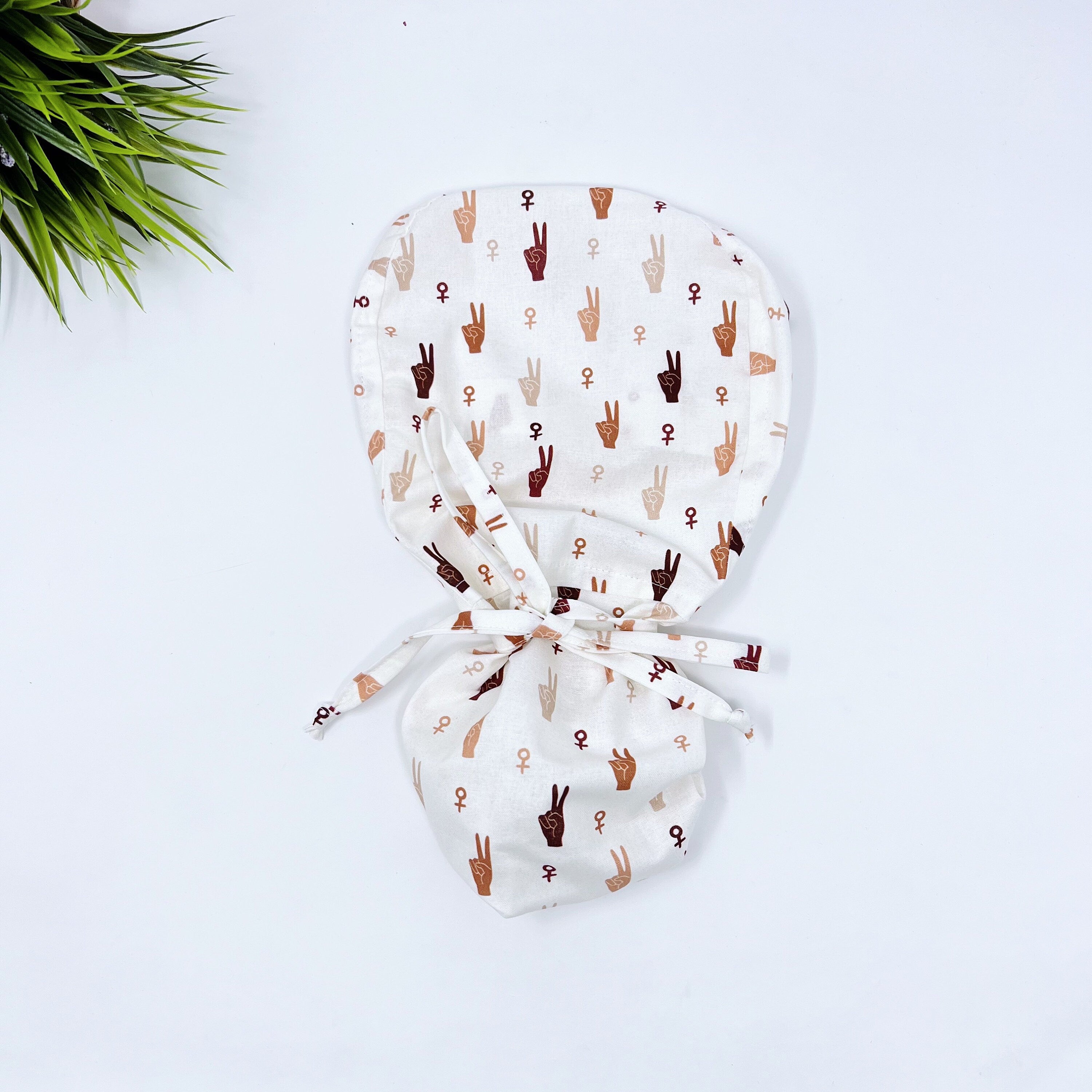 Ponytail scrub cap, Surgical cap women. Ponytail scrub hat, Scrub caps for women. Satin Lined Option