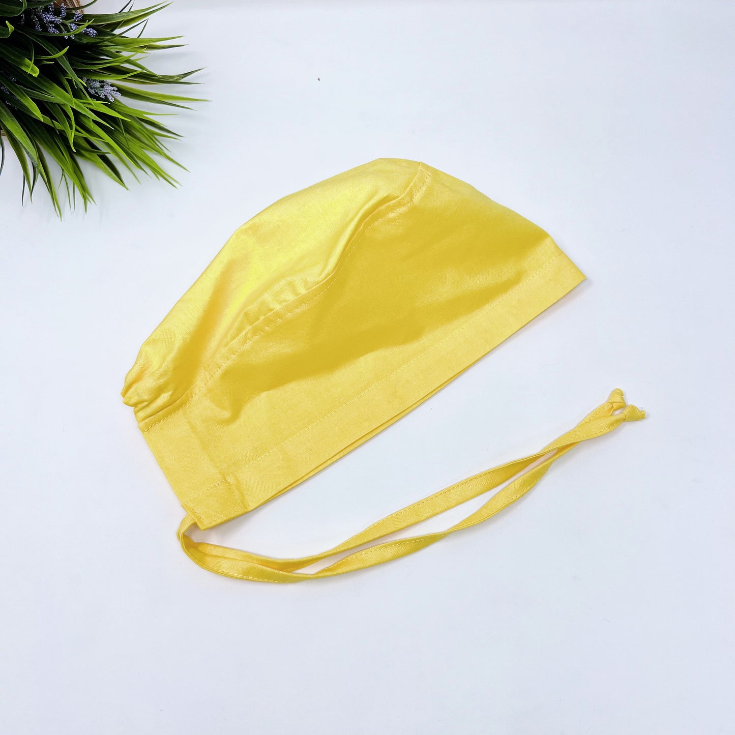 Medical Scrub Cap, Yellow Surgical cap.  Unisex Scrub caps.