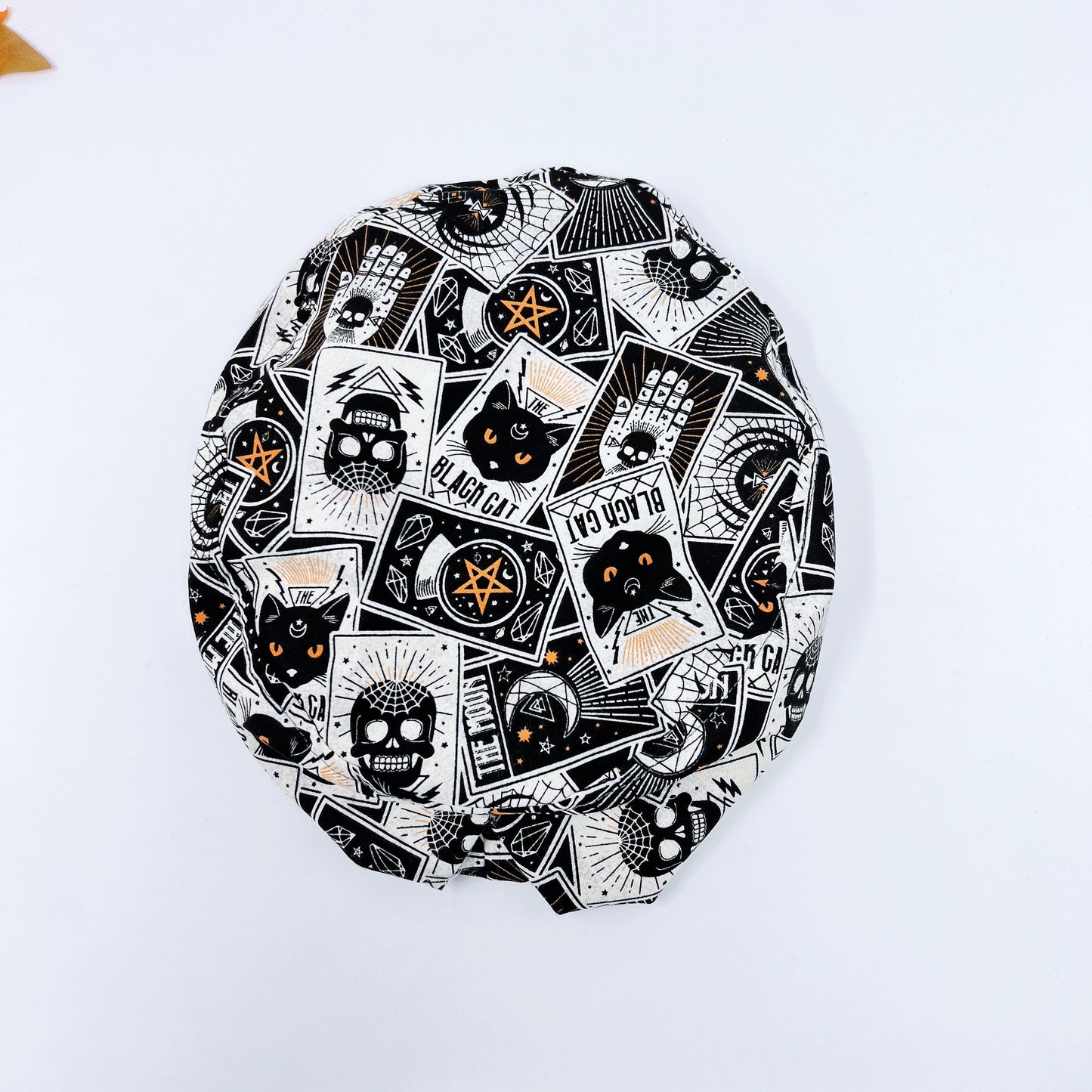 Halloween Euro Scrub Cap for Women, Surgical cap Satin Lined Option