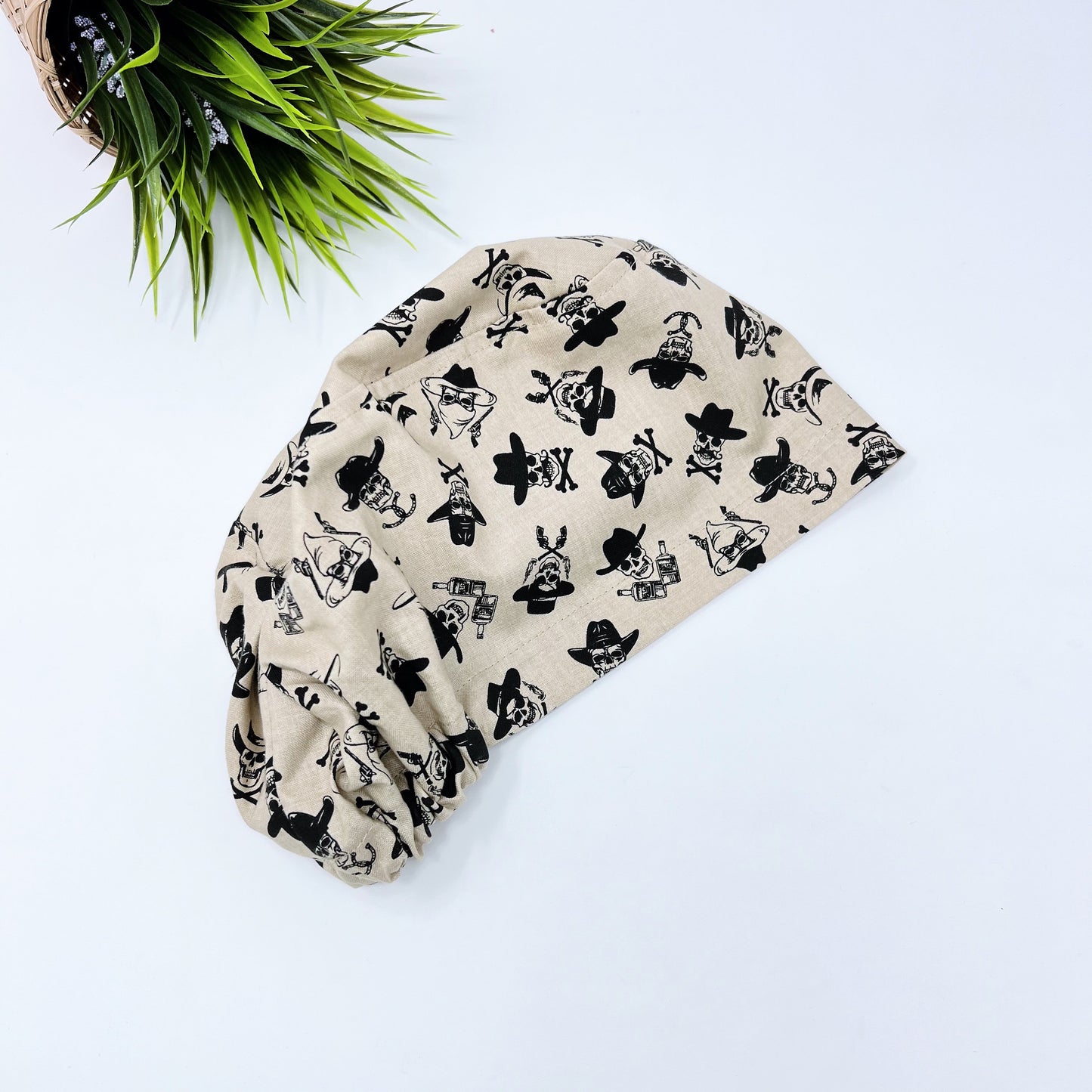 Euro Scrub Cap for Women, Surgical cap Satin Lined Option