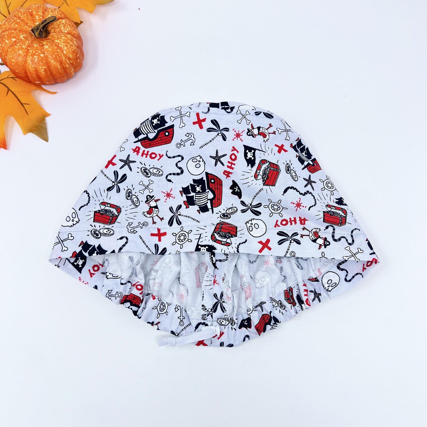 Funny Euro Scrub Cap for Women, Surgical cap Satin Lined Option