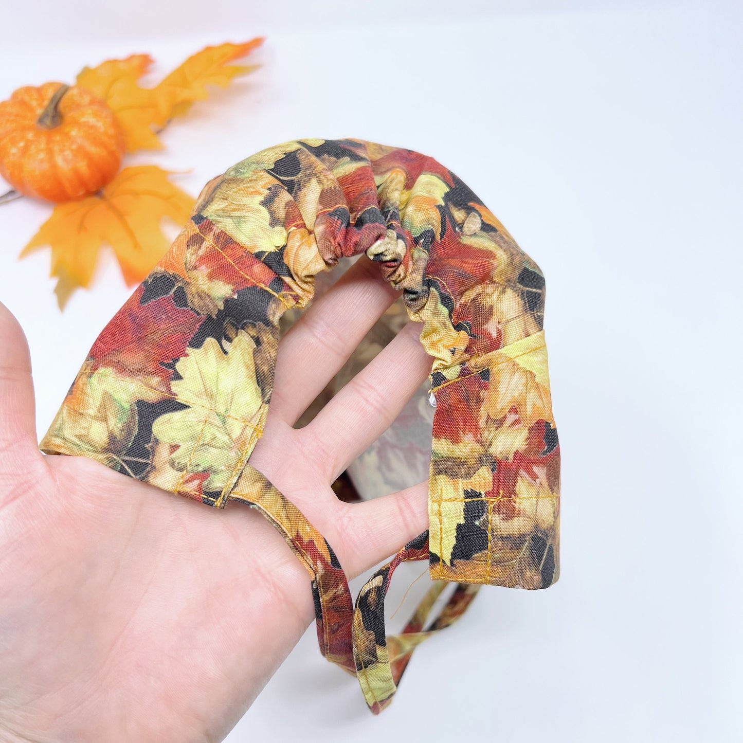 Fall flowers surgical cap. Medical Scrub Cap, Dental scrub cap, Scrub caps for women.