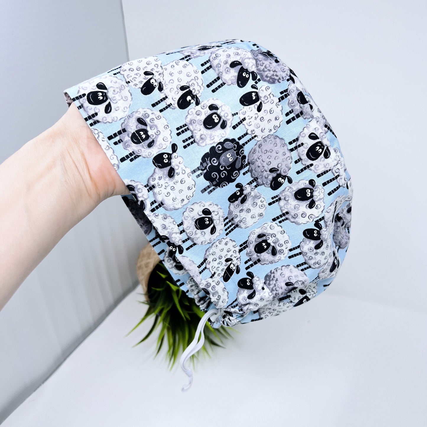 Sheep scrub cap, funny regular scrub cap