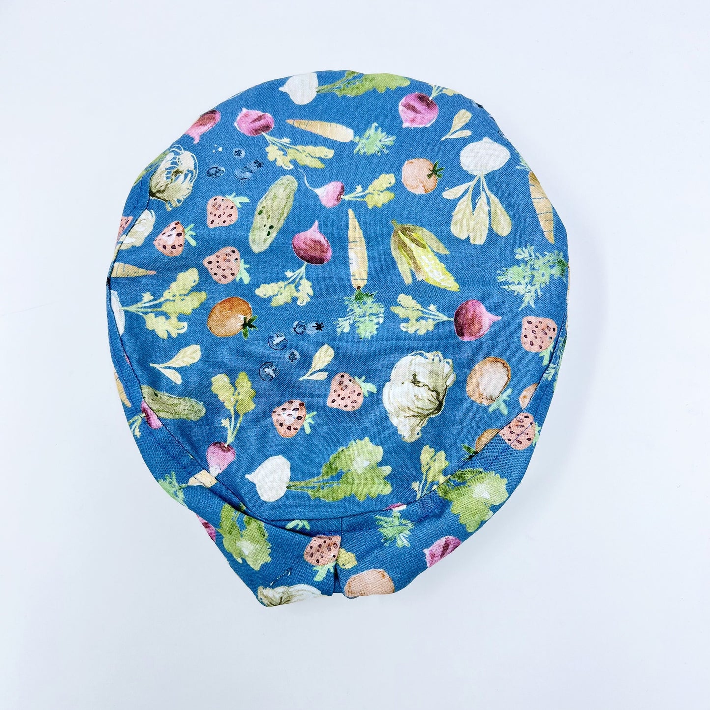 Vegetables Scrub Cap for Women, Surgical cap Satin Lined Option