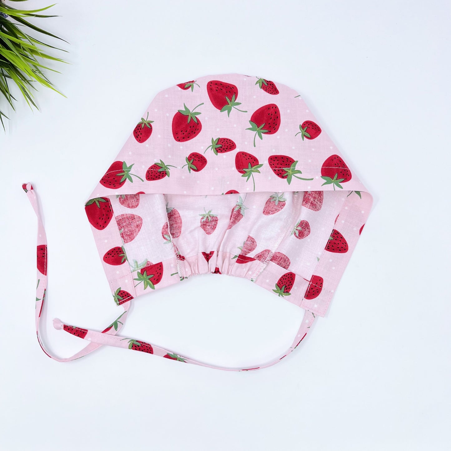 Strawberries Surgical cap, Funny scrub cap. Surgeons cap unisex. Medical Scrub Cap