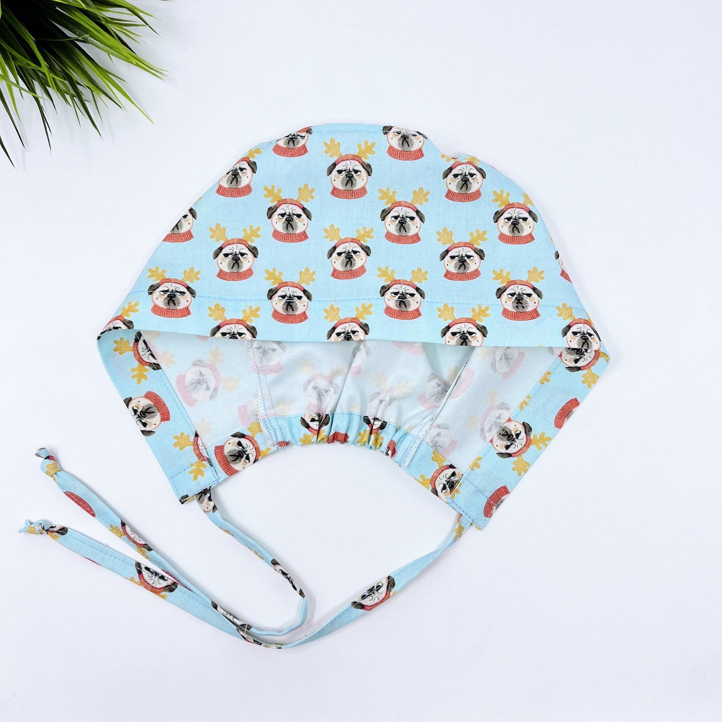 Holiday dogs scrub cap, regular scrub cap