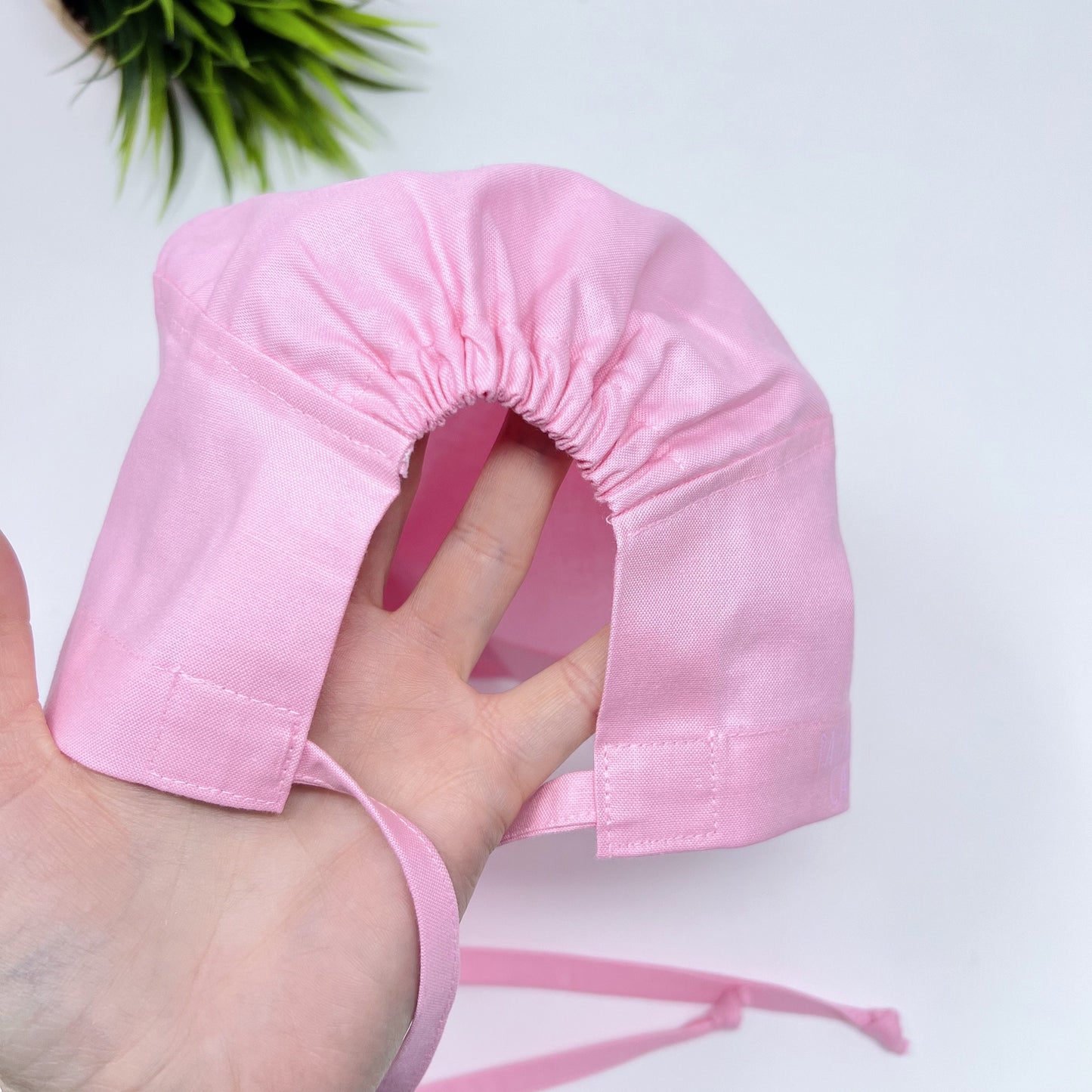 Regular Scrub Cap, Solid pink surgical cap. Unisex Scrub caps.