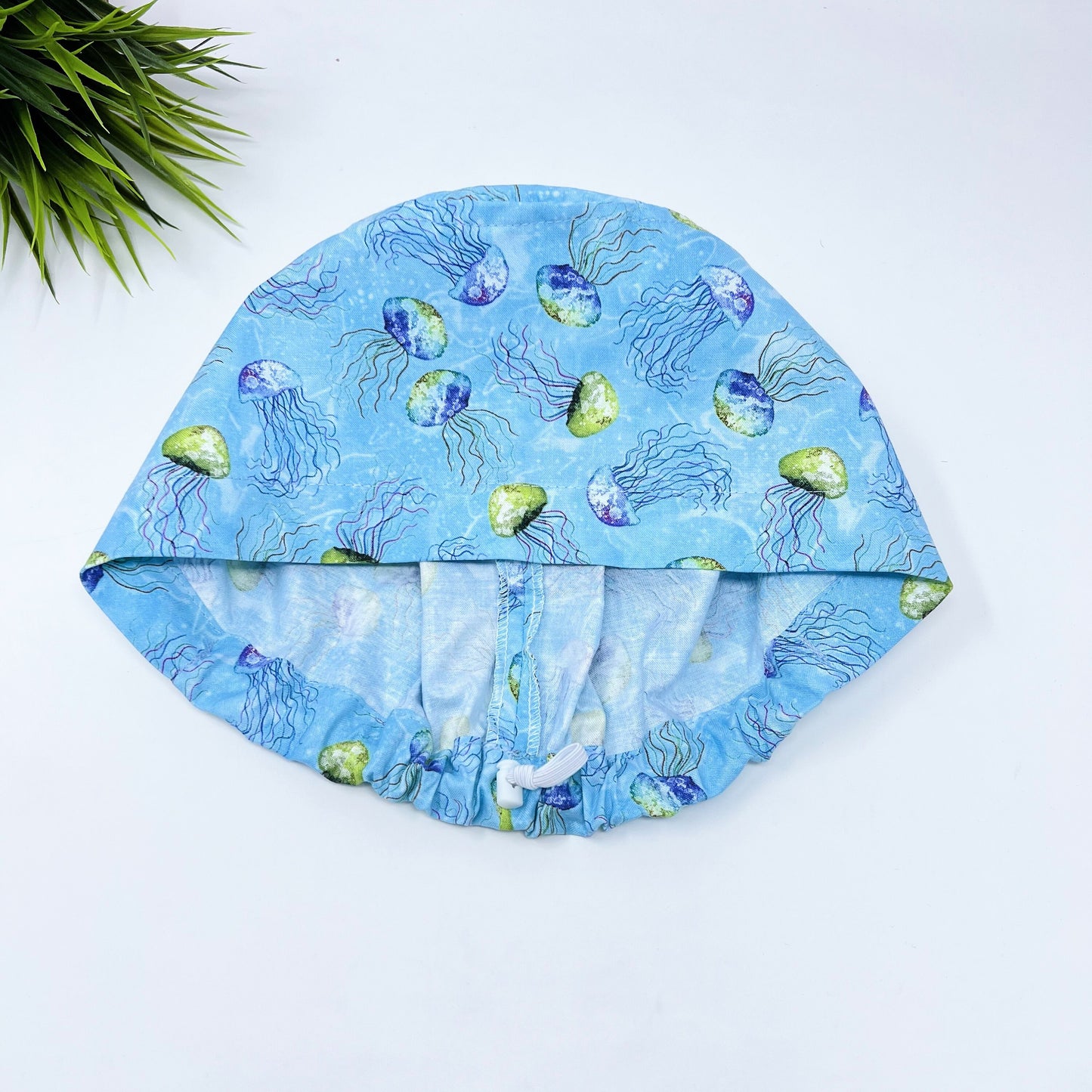 Jellyfish Euro Scrub Cap for Women, Surgical cap Satin Lined Option