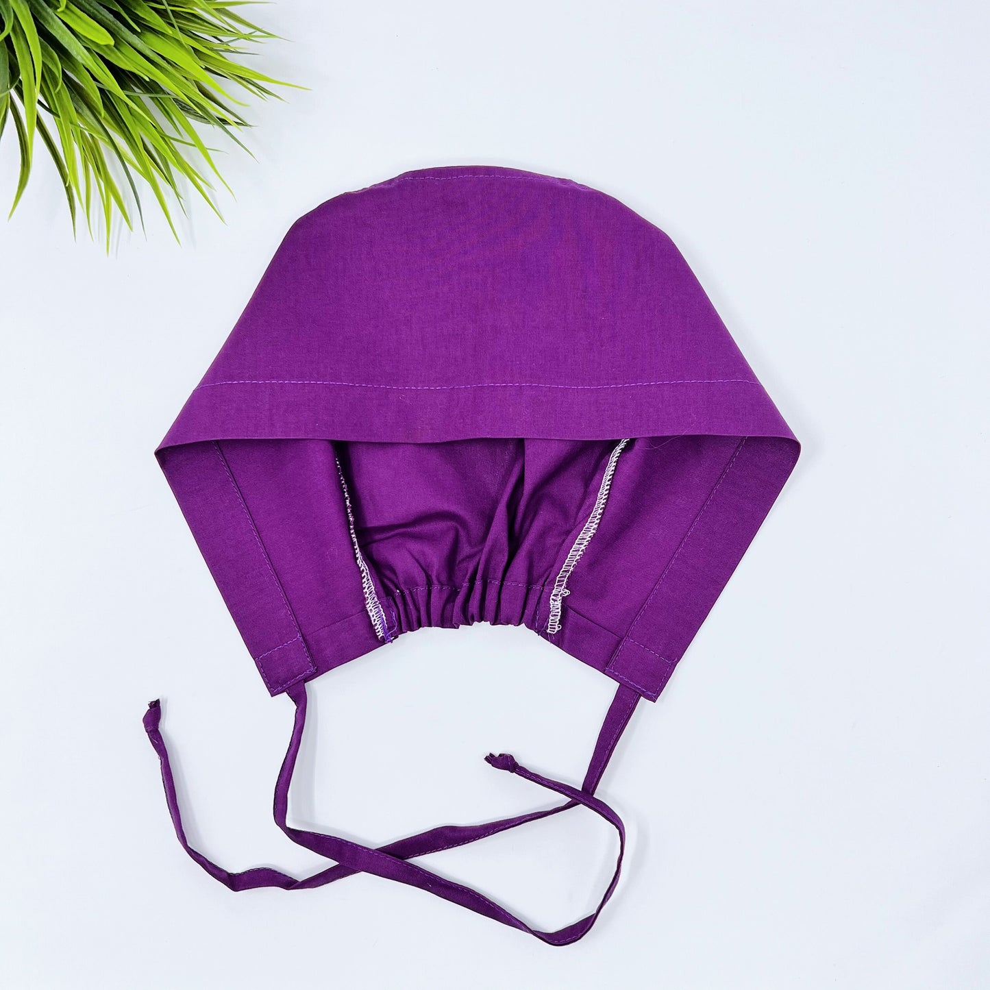 Violet solid Regular Scrub Cap, Unisex Scrub caps.